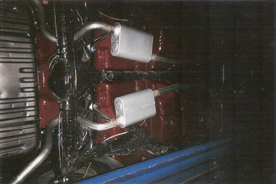 Custom Mufflers and Exhausts — Dark Brown Car Muffler Closed-Up in Bakersfield, CA