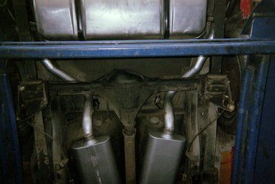 Custom Exhausts Personalized — Red Car Exhaust System  in Bakersfield, CA