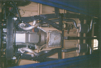 Muffler Customized — Undercarriage Close-up in Bakersfield, CA