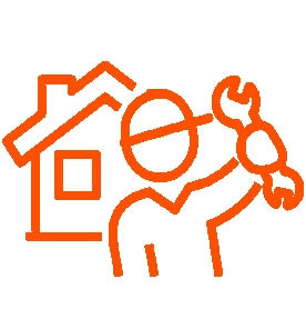 House And Crew Icon — Ravenna, MI — R.L.A.N. Home Repair