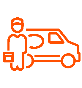 Crew And Service Truck Icon — Ravenna, MI — R.L.A.N. Home Repair