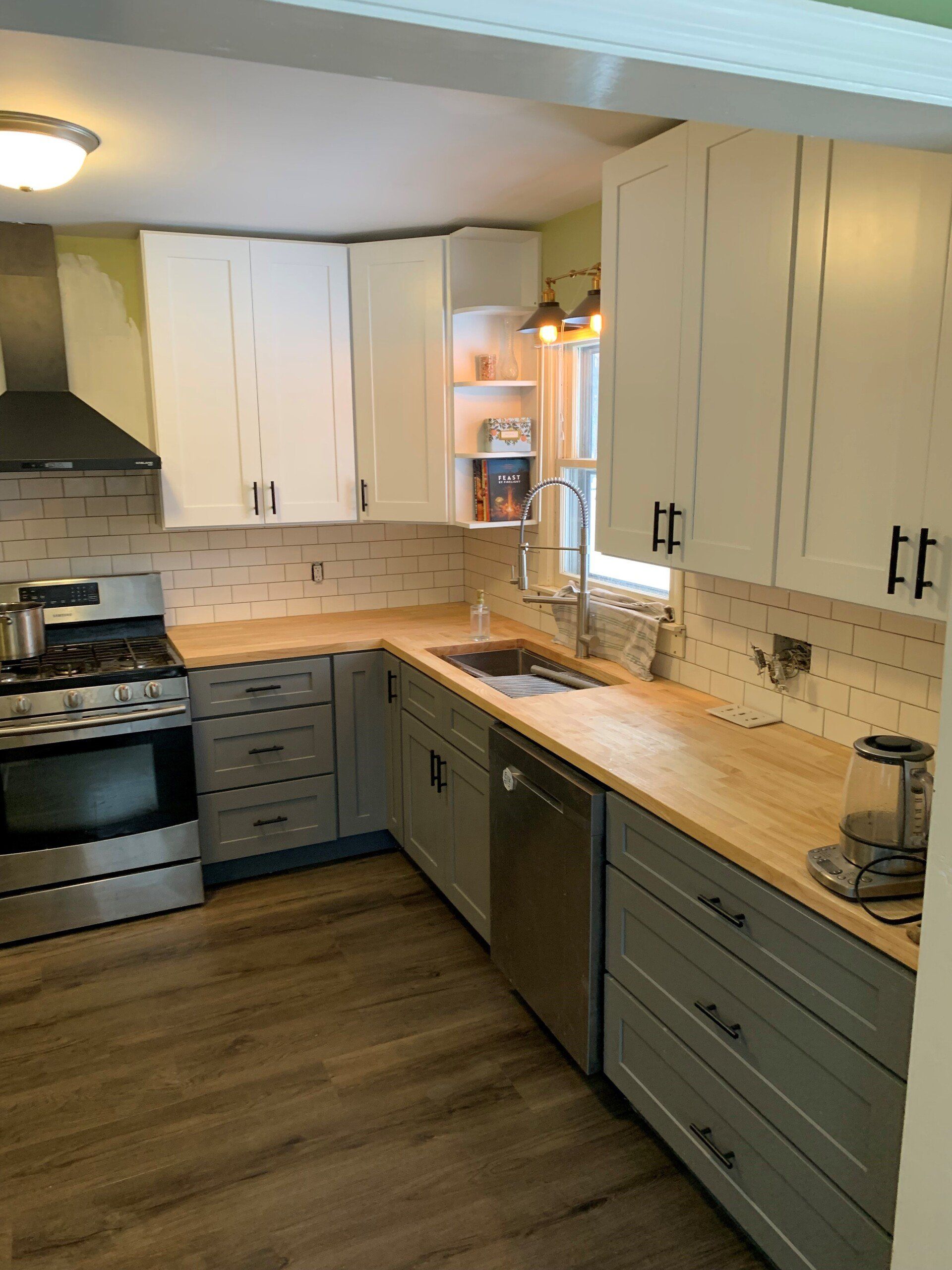 Wood Kitchen Side View — Ravenna, MI — R.L.A.N. Home Repair
