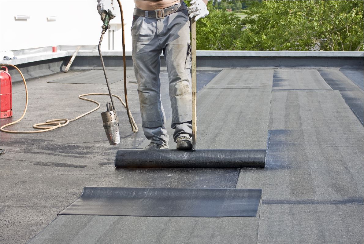 Rubber roofing