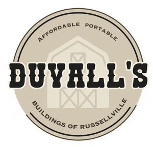 DuVall's Affordable Portable Buildings Logo