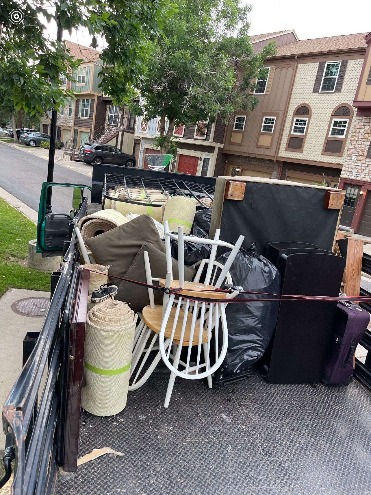 house furniture on truck