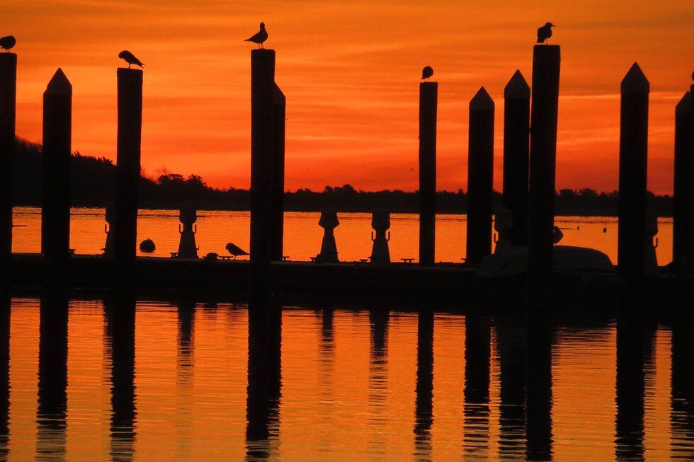 Sunrise at Veteran's Beach