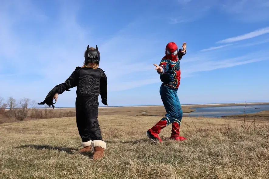 Joseph Rossetti_Super Hero Grandchildren on Fort Hill_Childhood.jpg