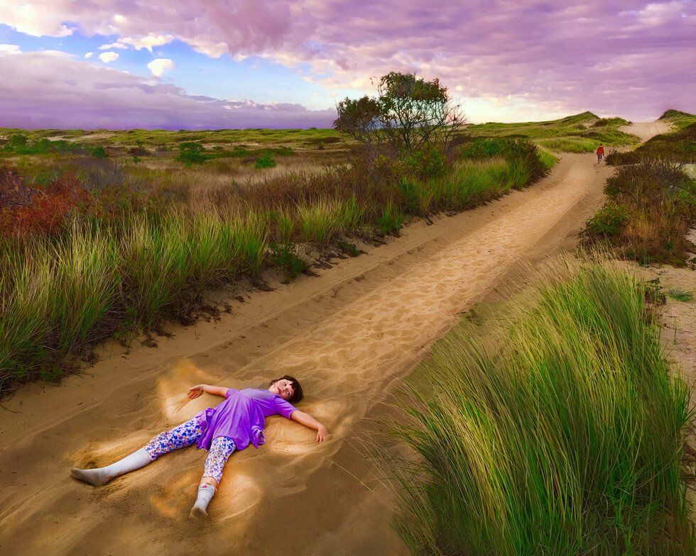 Facing DangerSand Angel, North Truro