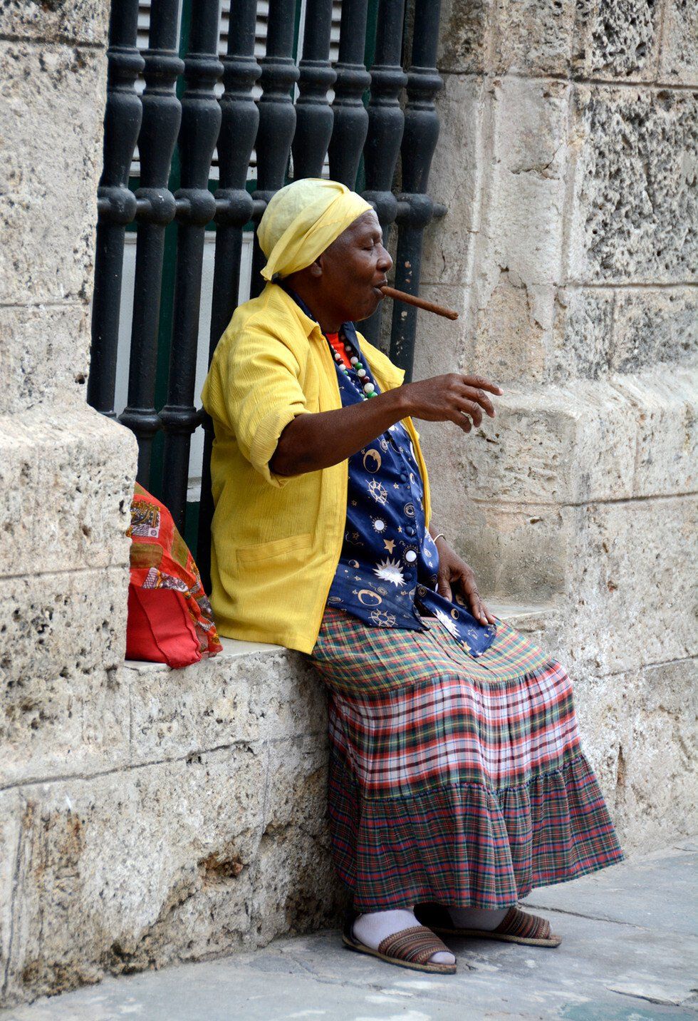 Cuban woman with Cigar