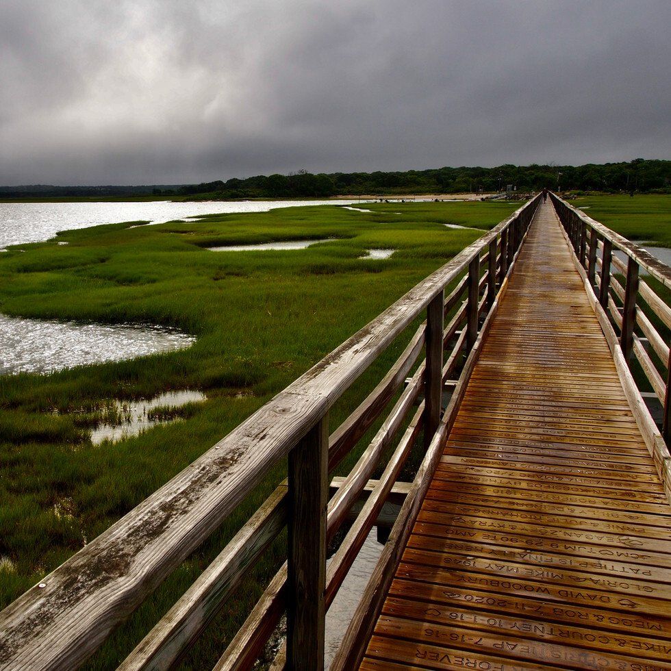 Storm Clouds over Gray's Beach Boardwalk