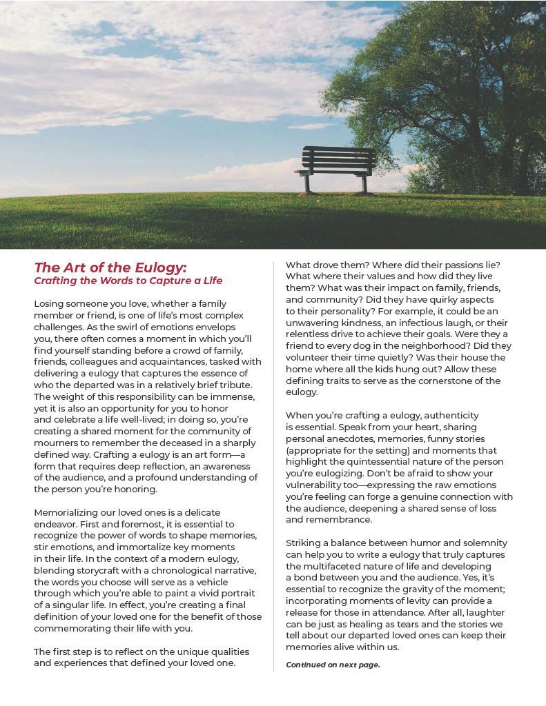 This page features a blog post titled 