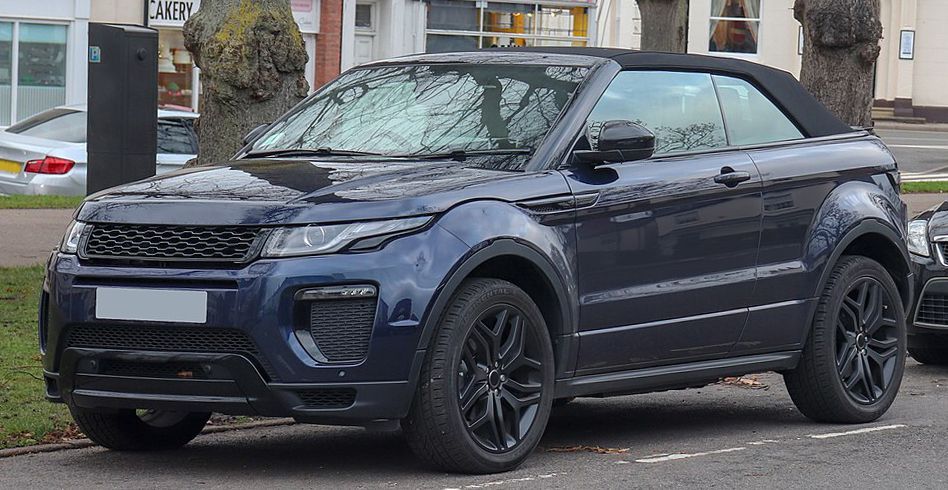 2018 Range Rover Evoque driving down the road | Euro Auto Tech & Smog