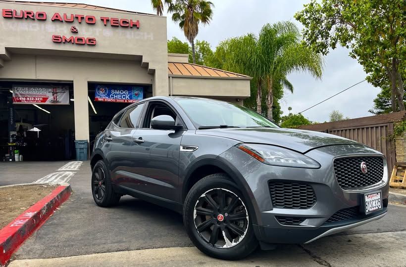 2019 Jaguar E-Pace parked outside of our shop | Euro Auto Tech & Smog
