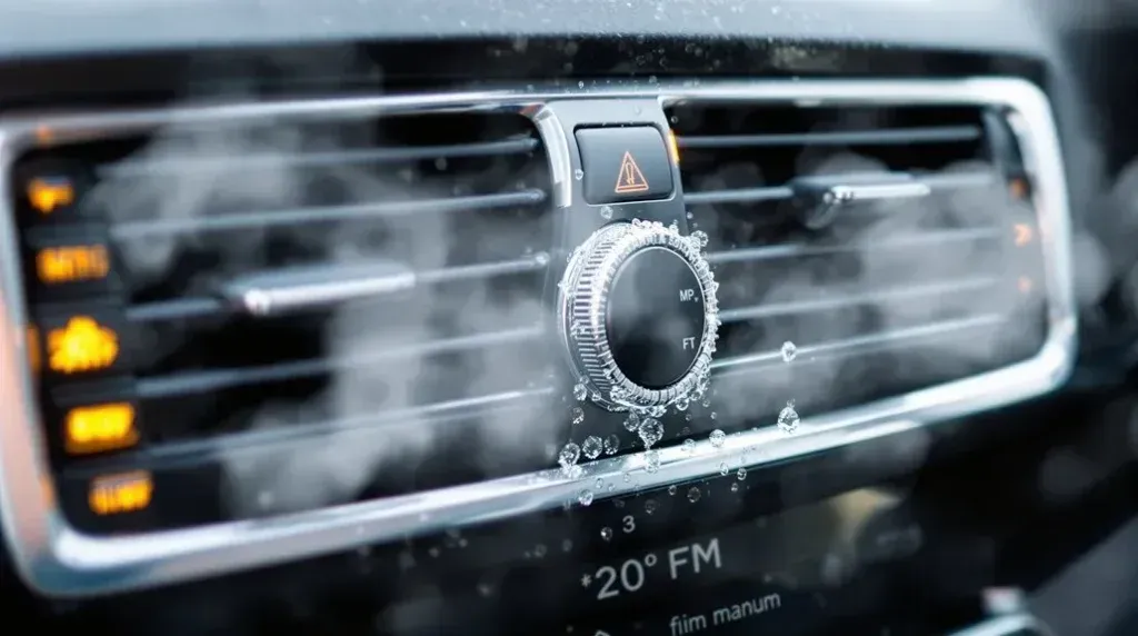 Cold air from the air conditioning dashboard of the car (AI-Generated) | Euro Auto Tech & Smog
