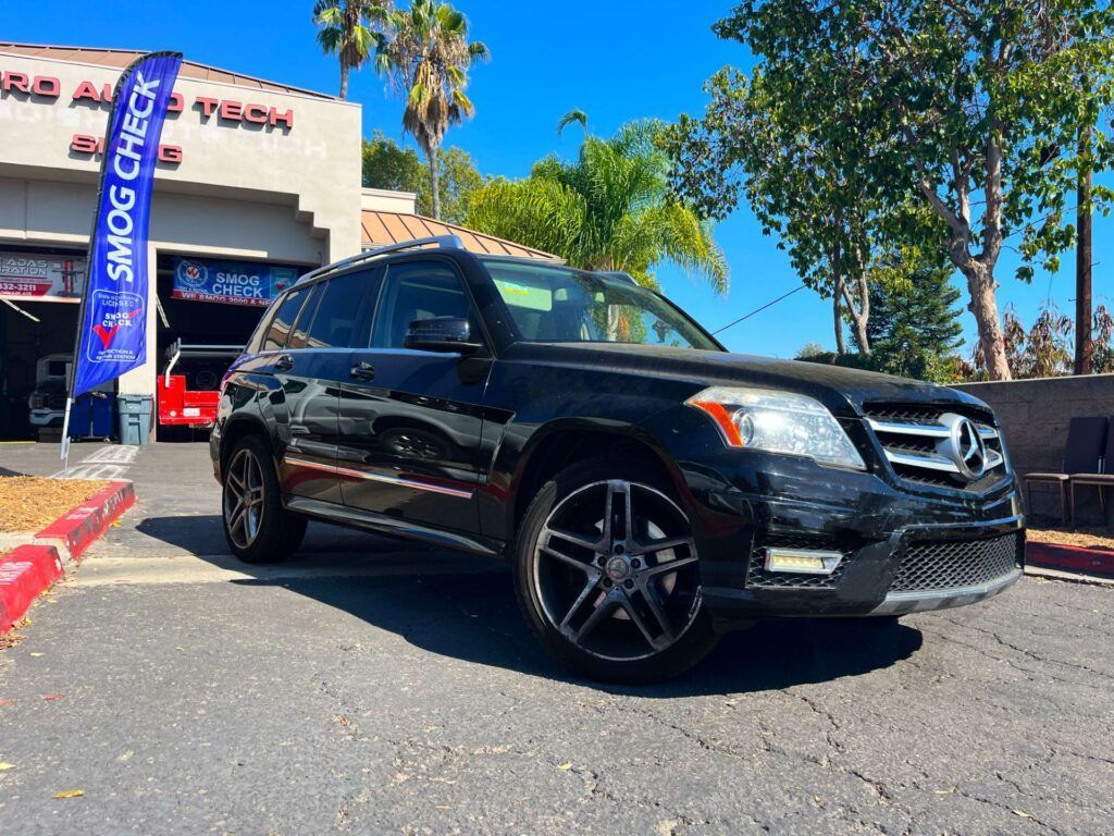 2011 Mercedes-Benz Black Car parked outside of shop | Euro Auto Tech & Smog