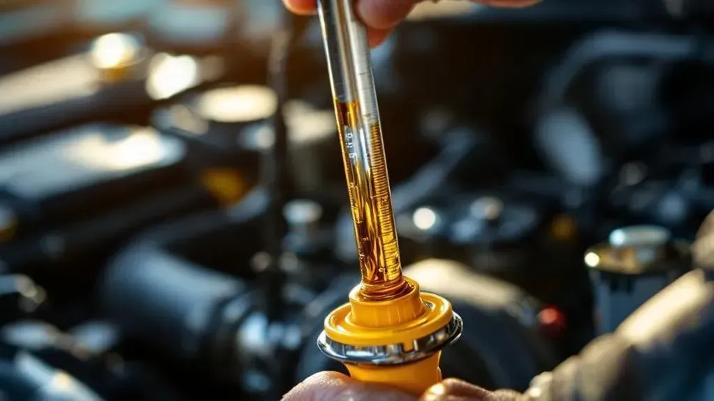 Pouring oil inside vehicle (AI-Generated) | Euro Auto Tech & Smog