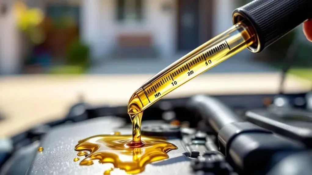 Oil being poured on engine (AI-Generated) | Euro Auto Tech & Smog