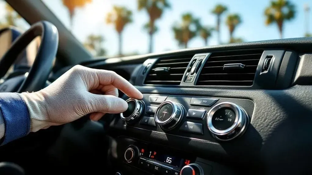 Technician adjusting knob on dashboard (AI-Generated) | Euro Auto Tech & Smog