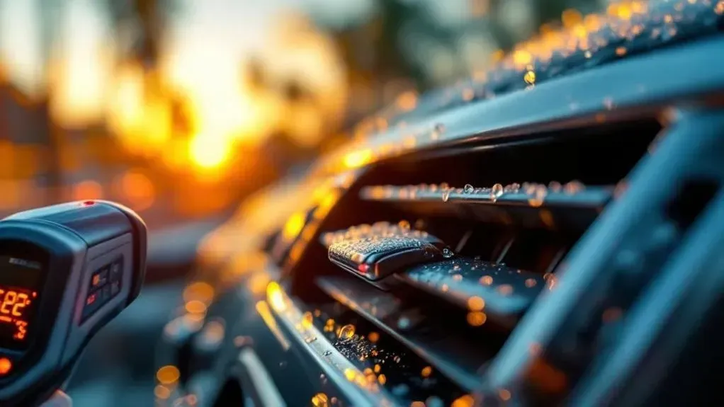 Pollen build up on air conditioning fan inside vehicle (AI-Generated) | Euro Auto Tech & Smog