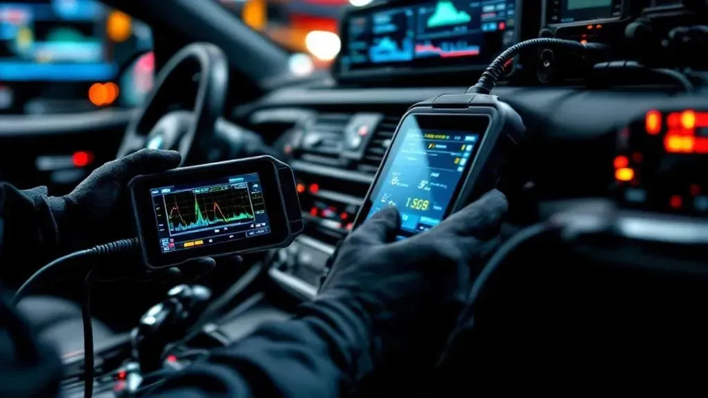 Man performing diagnostics inside of car (AI-Generated) | Euro Auto Tech & Smog