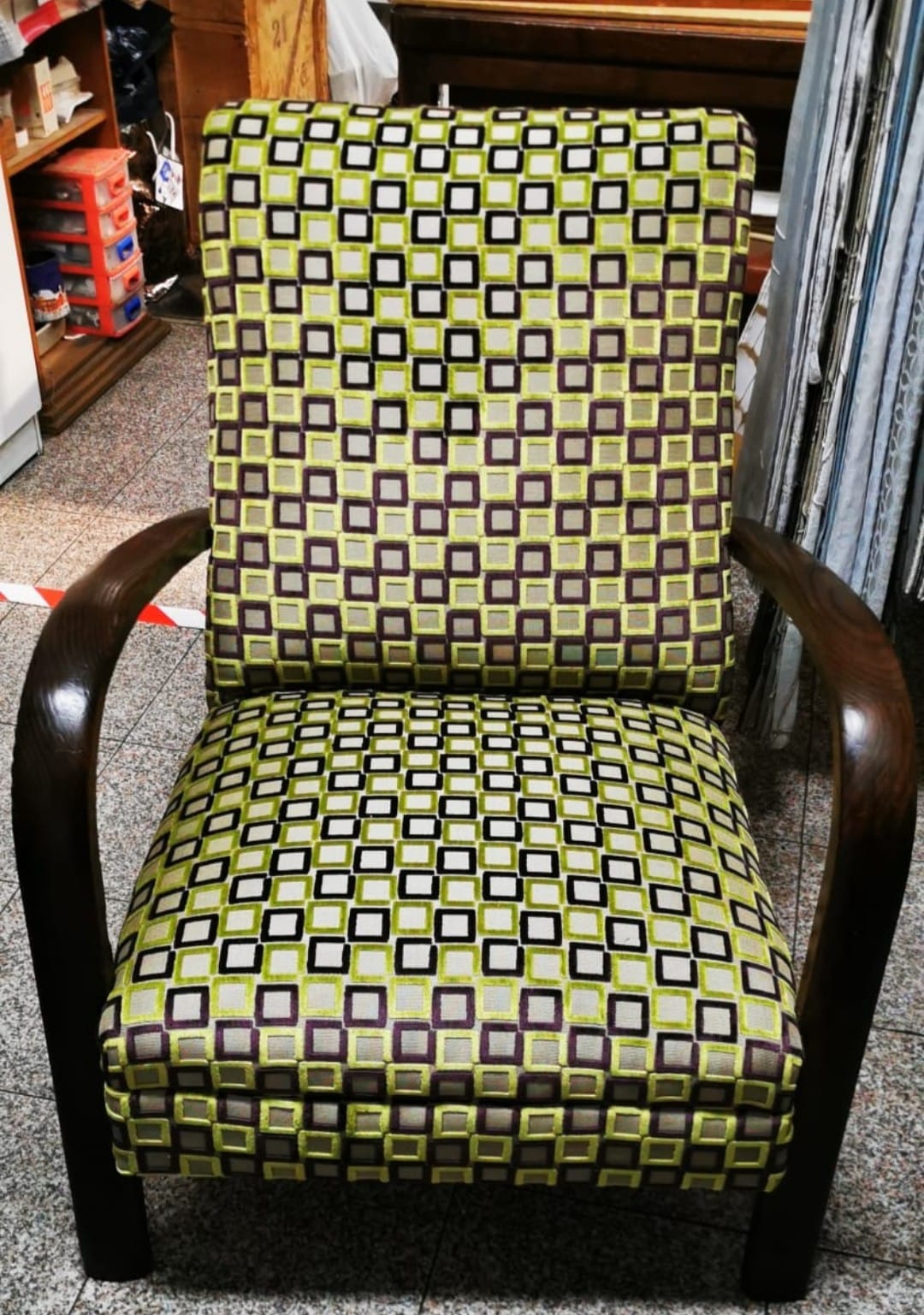 rifasciatura poltrona fantasia