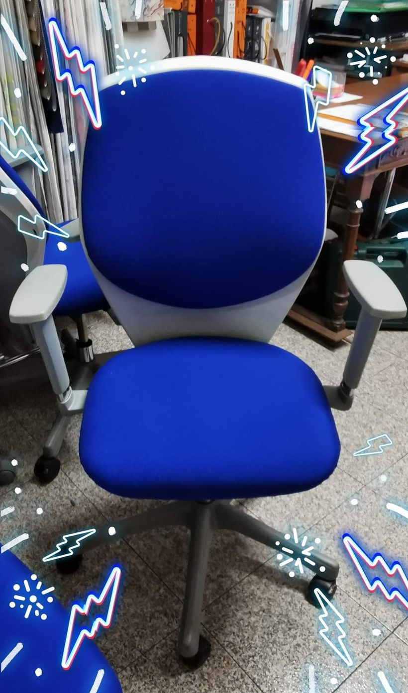 rifacimento fodera sedia da ufficio