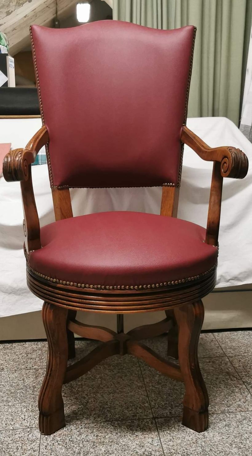 rifacimento fodera sedia ecopelle