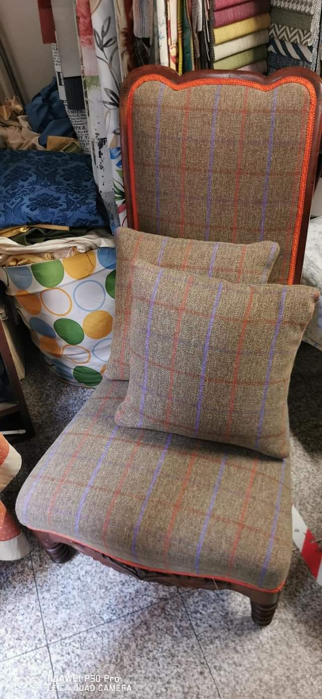 rifacimento fodera sedia