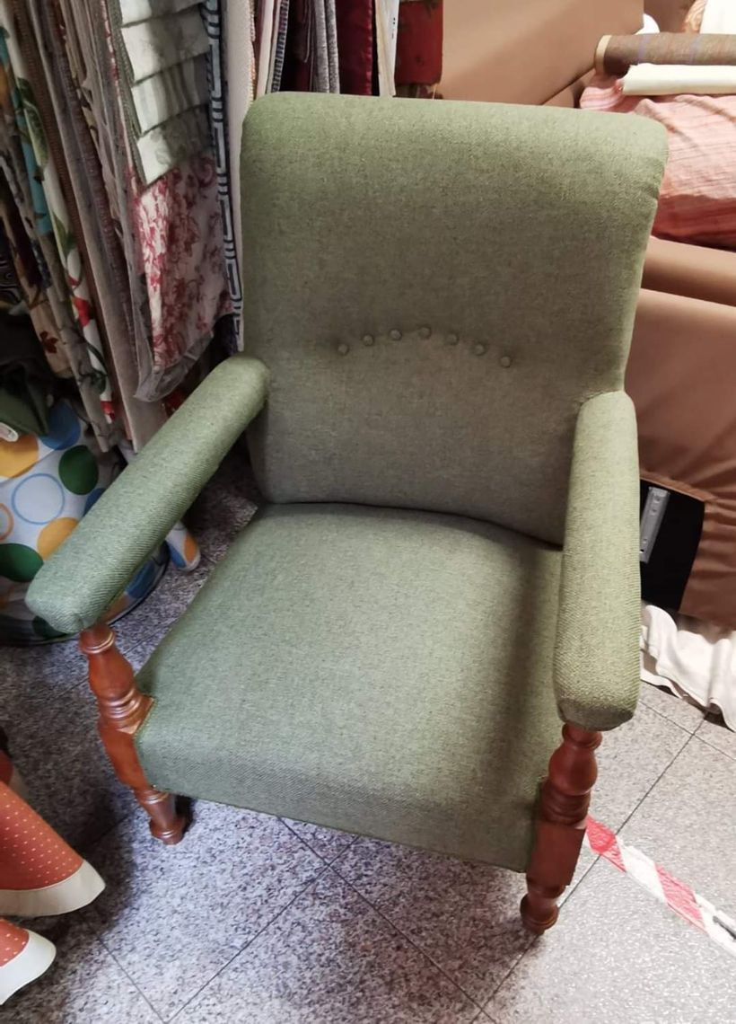 rifacimento fodera poltrona