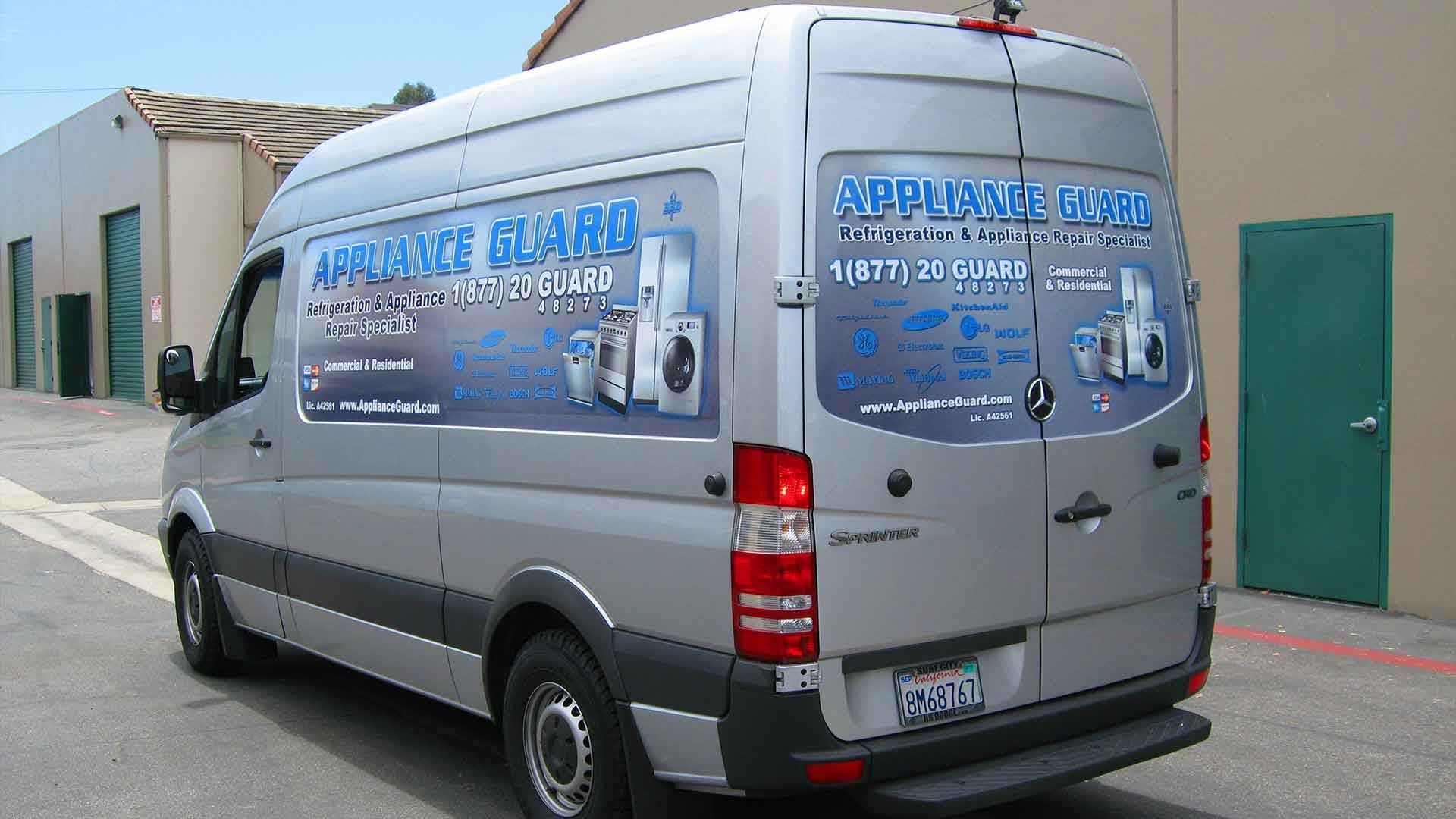 A silver van with 