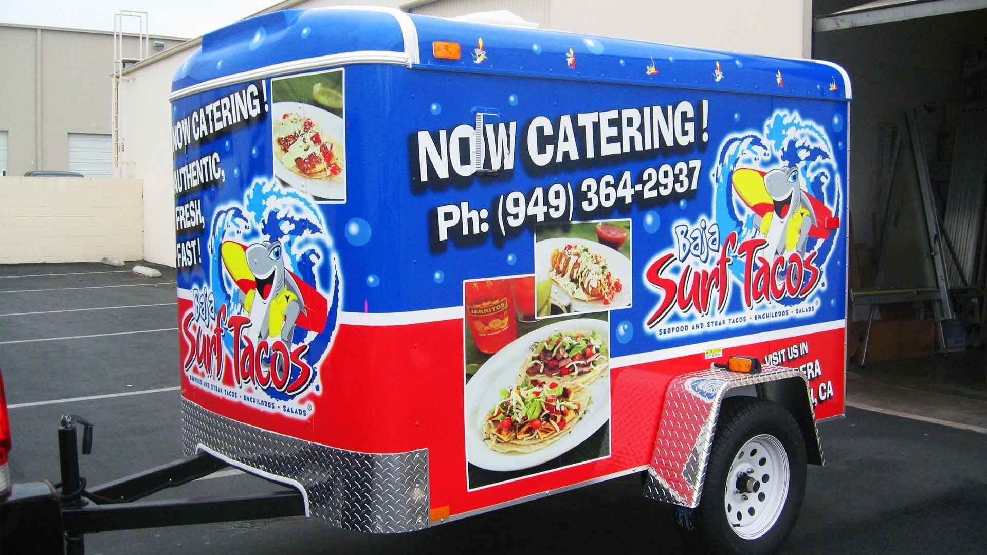 A catering trailer for 