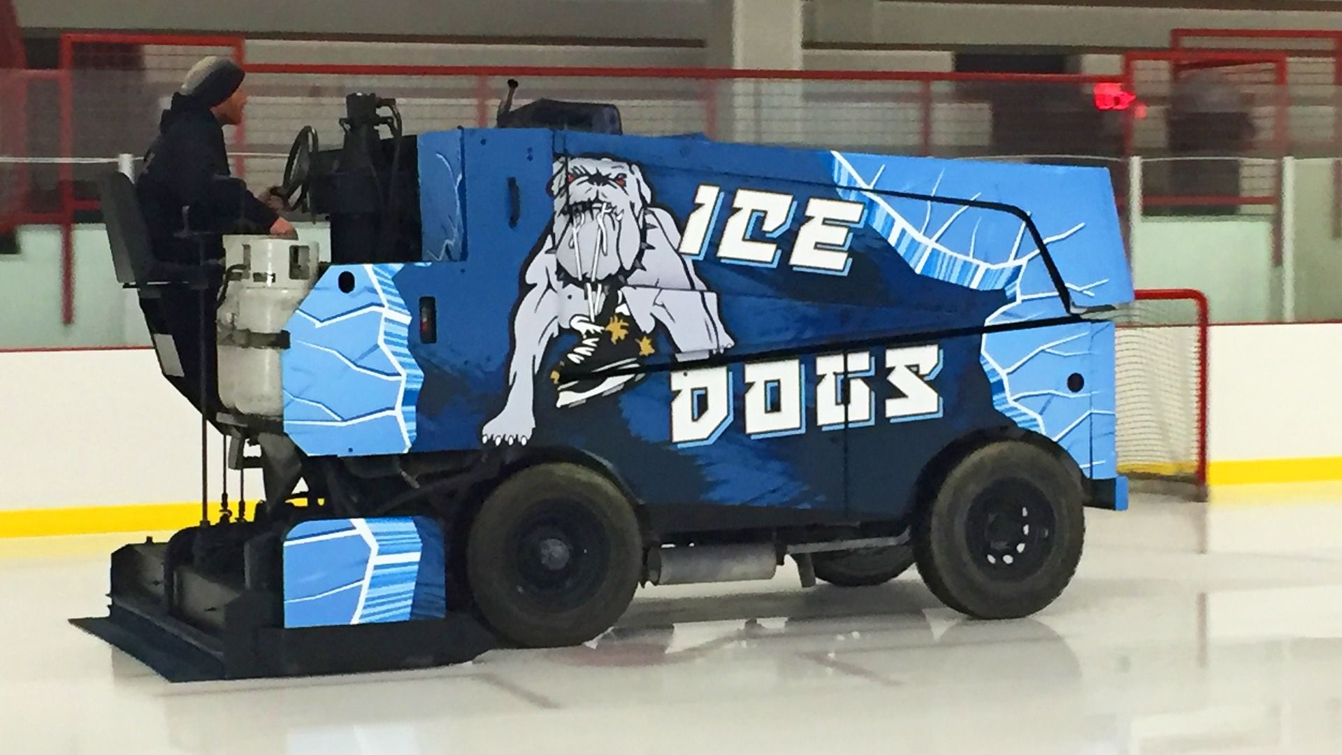 An ice resurfacer with 
