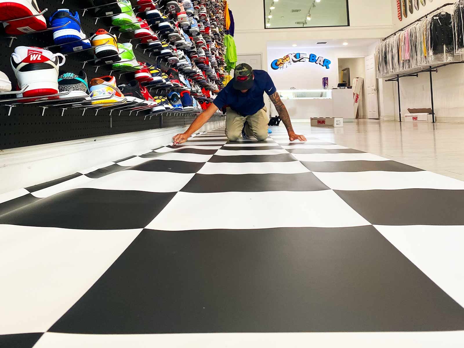 floor removeable decals