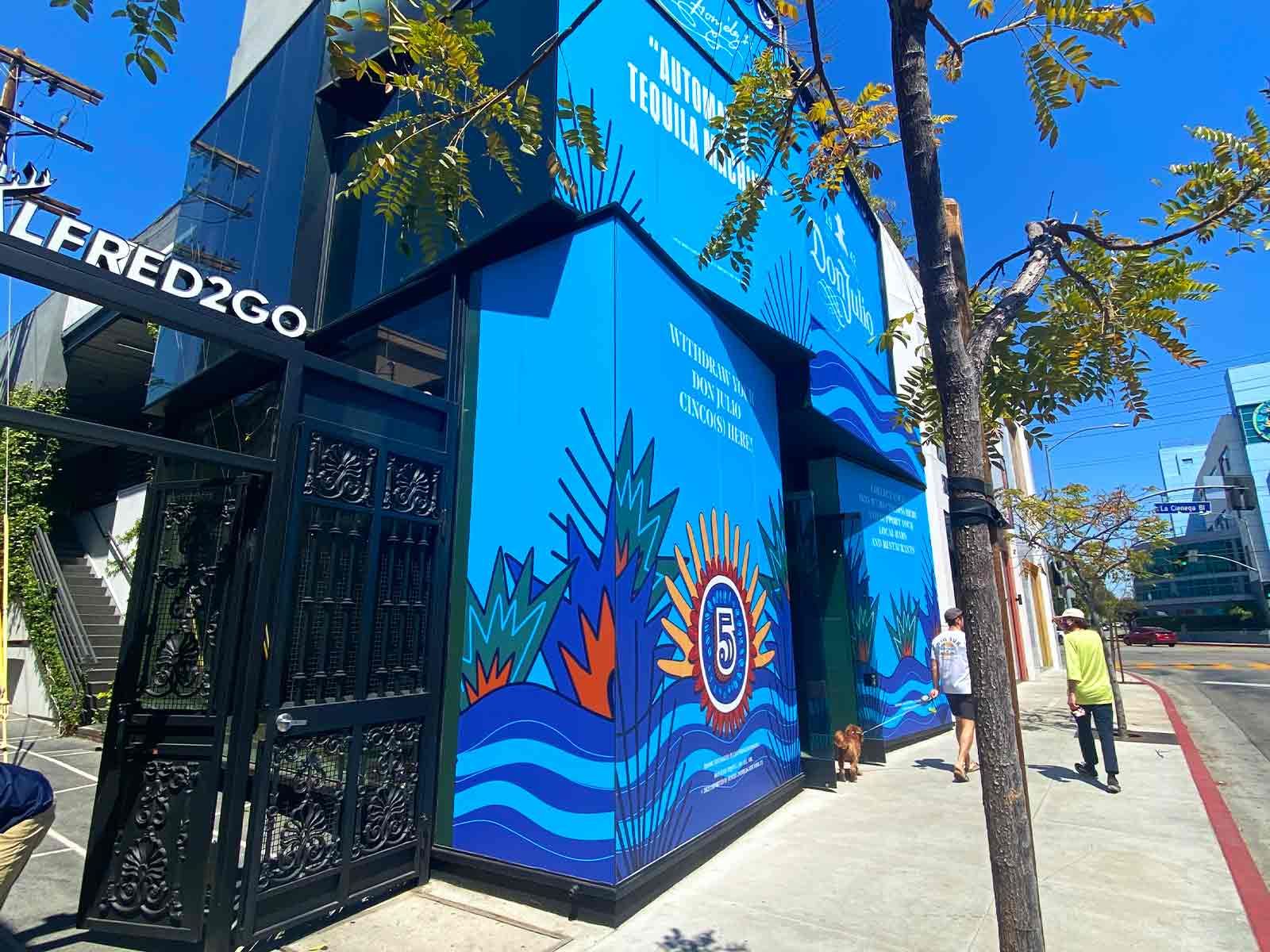 Window Graphics for NVE Experience Agency and Don Julio 42 large format digital prints