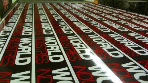 A series of repeating 