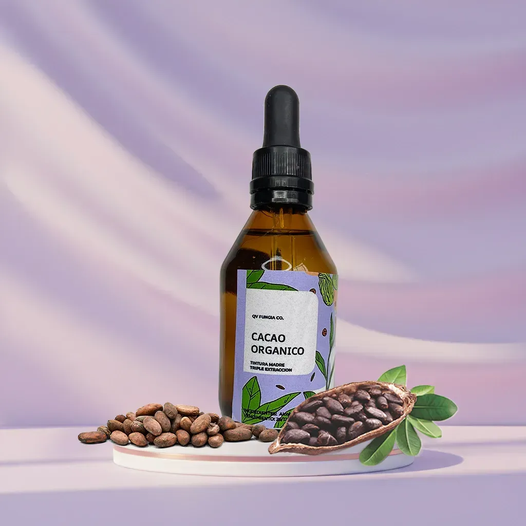 Dos frascos color ámbar con goteros, texto 