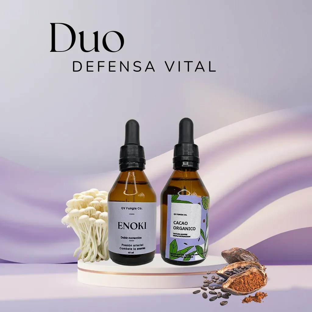 Dos frascos goteros etiquetados 