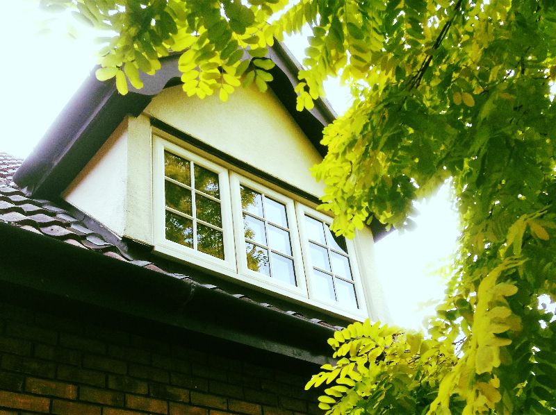 upstairs home window