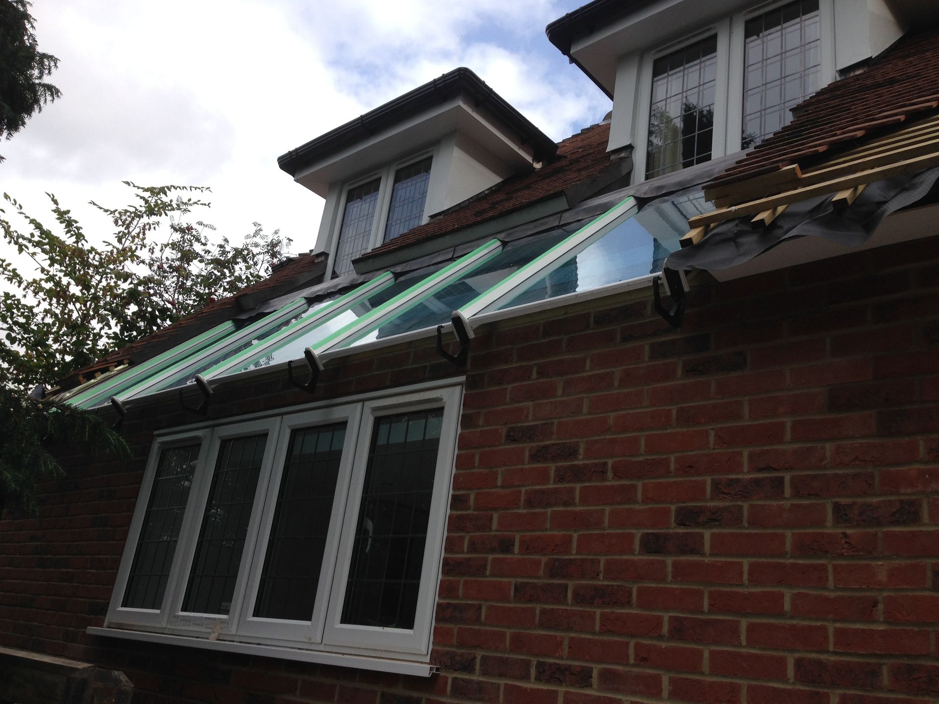 exterior white windows