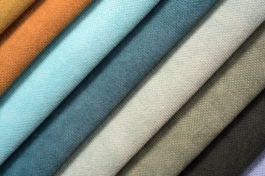 variety of fabrics