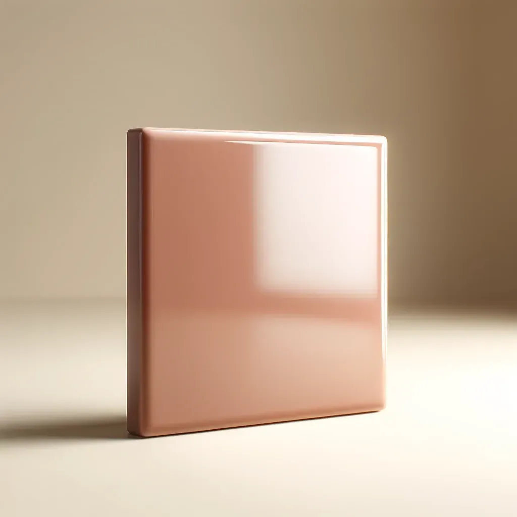 A soft pink coloured porcelain tile by Rose tiling in Stoke-On-Trent
