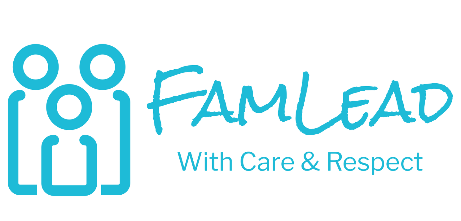 family lead logo with tag line