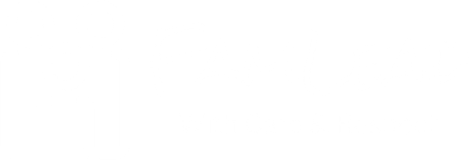 FamLead High Resolution logo - white on transparent background