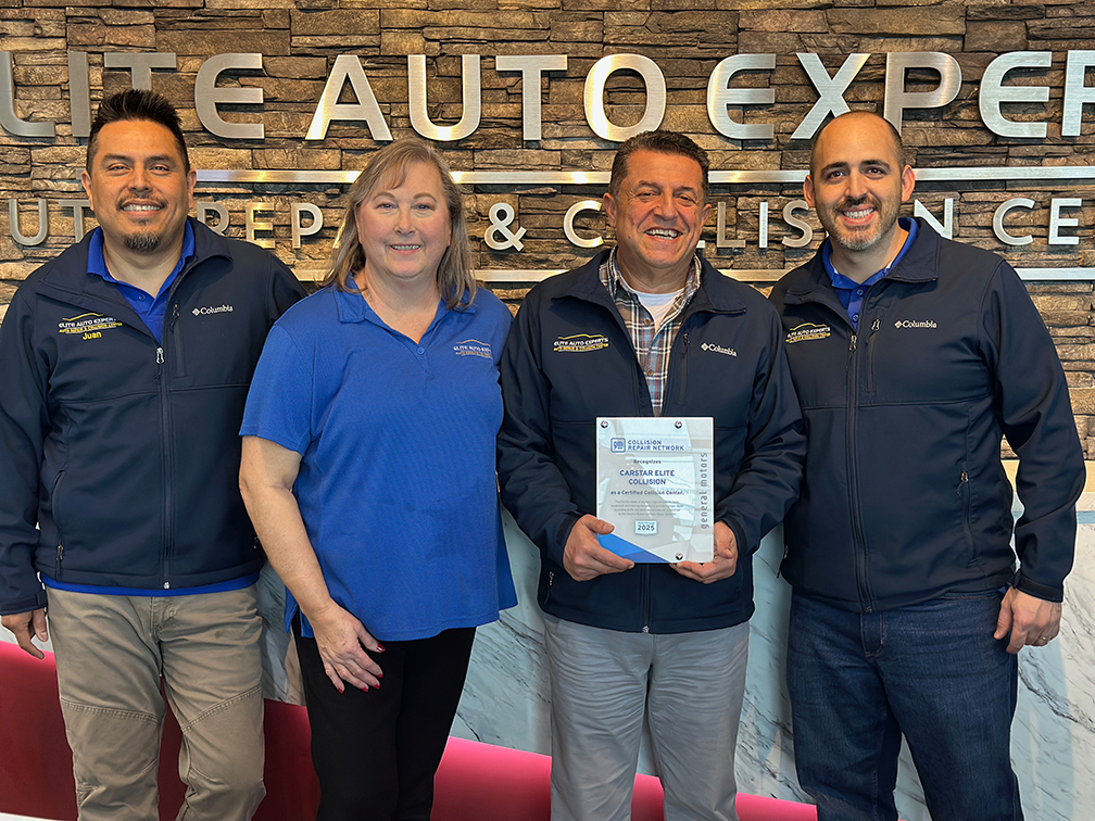 Elite Auto Experts Now with GM Collision Certification