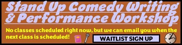Comedy Writing & Performance Workshop at Ann Arbor Comedy Showcase