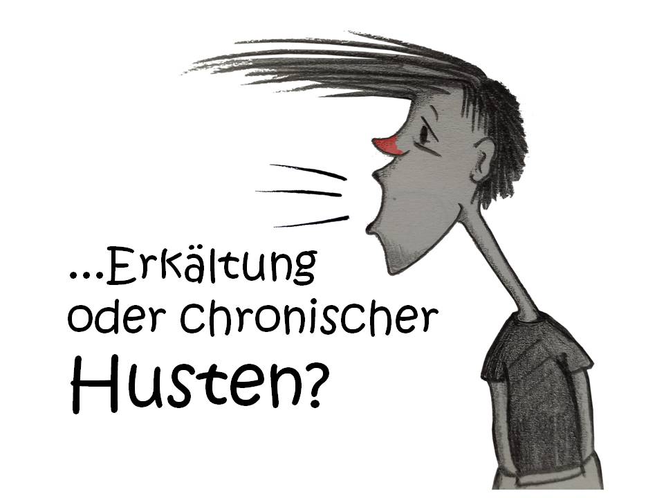 Eine Karikatur eines Mannes mit einem langen Hals und einer roten Nase