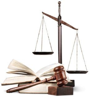 Justice scale and legal resources