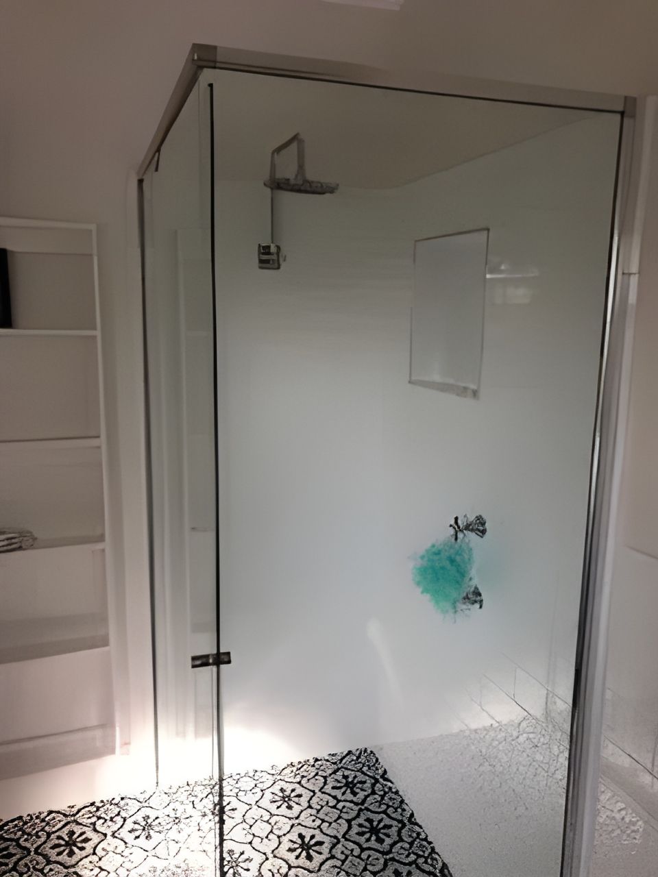 Bathroom With a Shower Stall and a Shower Head — Hancock Construction & Maintenance in Newcastle, NSW