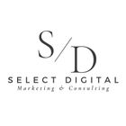 It is a logo for a company called select digital marketing and consulting.