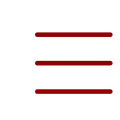 Three horizontal, dark red lines, representing a menu icon.